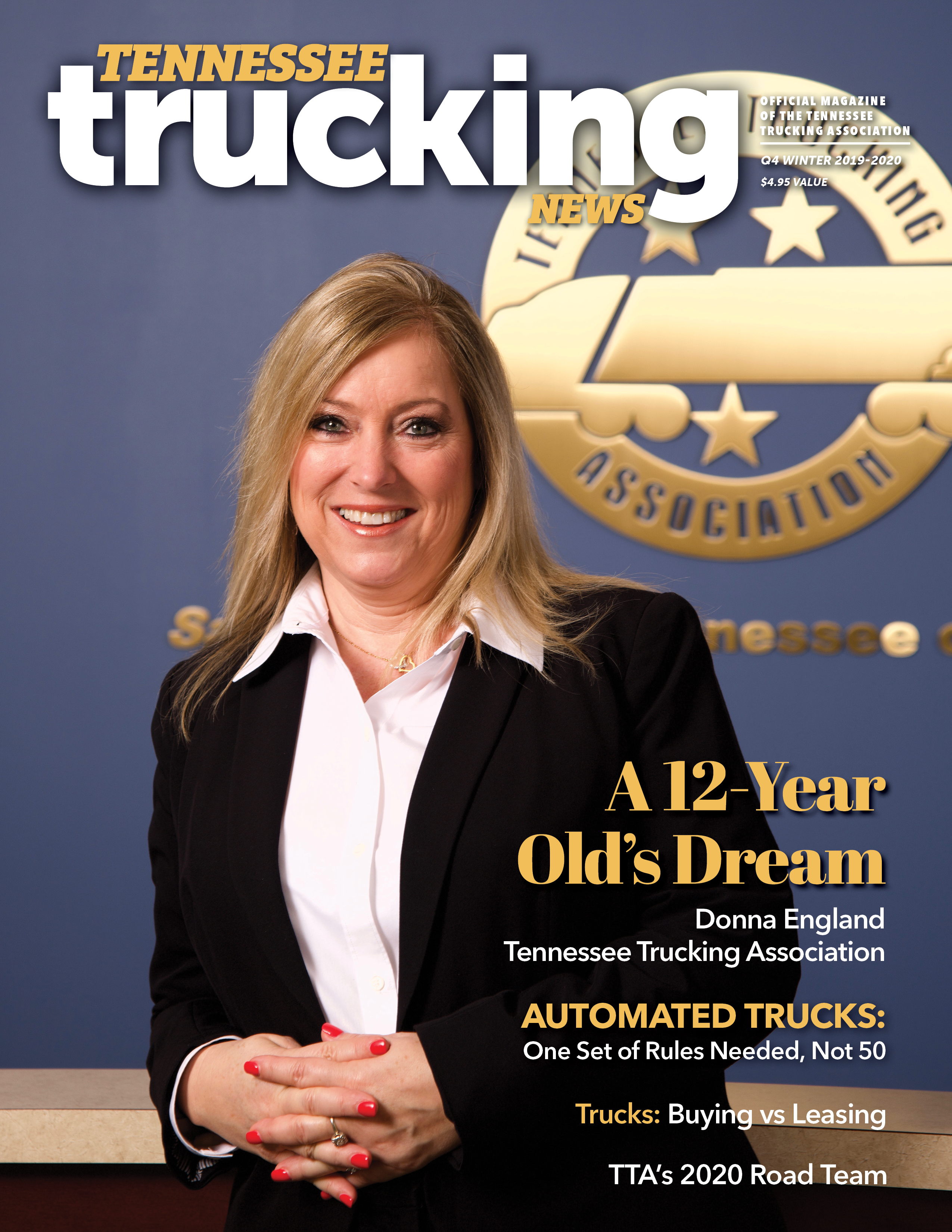 Tennessee Trucking News Q4 Winter 2019-2020 ~ Featuring Donna England of Tennessee Trucking Association